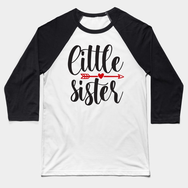 Little sister Baseball T-Shirt by AMER.COM